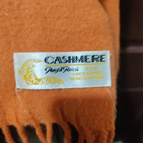 Royal Rossi 100% camera orange scarf - Picture 3 of 3